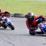 Závody malých motorek zpestřily prázdninový víkend