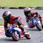 Závody malých motorek zpestřily prázdninový víkend