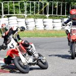 Závody malých motorek zpestřily prázdninový víkend