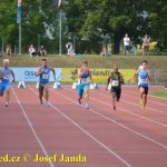 Atletická Velká cena Tábora nabídnula český rekord v běhu na 100 metrů