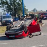 Dnešní nehoda v Soběslavi – vyvázli zázrakem