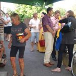 Slavnostní znovuodhalení pomníku vojenským letcům podpořila čtyřčlenná letka