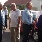 Slavnostní znovuodhalení pomníku vojenským letcům podpořila čtyřčlenná letka