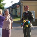 Slavnostní znovuodhalení pomníku vojenským letcům podpořila čtyřčlenná letka