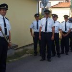 Slavnostní znovuodhalení pomníku vojenským letcům podpořila čtyřčlenná letka