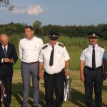 Slavnostní znovuodhalení pomníku vojenským letcům podpořila čtyřčlenná letka