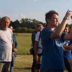Slavnostní znovuodhalení pomníku vojenským letcům podpořila čtyřčlenná letka