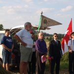 Slavnostní znovuodhalení pomníku vojenským letcům podpořila čtyřčlenná letka