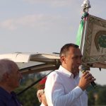Slavnostní znovuodhalení pomníku vojenským letcům podpořila čtyřčlenná letka