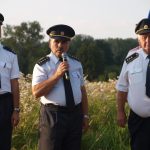 Slavnostní znovuodhalení pomníku vojenským letcům podpořila čtyřčlenná letka