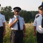Slavnostní znovuodhalení pomníku vojenským letcům podpořila čtyřčlenná letka