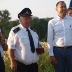 Slavnostní znovuodhalení pomníku vojenským letcům podpořila čtyřčlenná letka