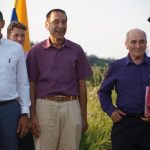 Slavnostní znovuodhalení pomníku vojenským letcům podpořila čtyřčlenná letka