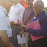 Slavnostní znovuodhalení pomníku vojenským letcům podpořila čtyřčlenná letka