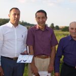 Slavnostní znovuodhalení pomníku vojenským letcům podpořila čtyřčlenná letka