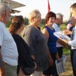Slavnostní znovuodhalení pomníku vojenským letcům podpořila čtyřčlenná letka
