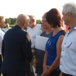 Slavnostní znovuodhalení pomníku vojenským letcům podpořila čtyřčlenná letka