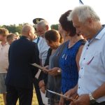 Slavnostní znovuodhalení pomníku vojenským letcům podpořila čtyřčlenná letka