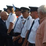 Slavnostní znovuodhalení pomníku vojenským letcům podpořila čtyřčlenná letka