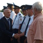 Slavnostní znovuodhalení pomníku vojenským letcům podpořila čtyřčlenná letka