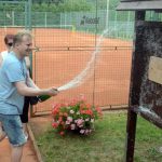 Centrální kurt v Milevsku nese název po Stanislavu Mužíkovi
