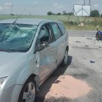 Motorkář při nedělní nehodě u Tábora doplatil na nepozornost řidiče auta