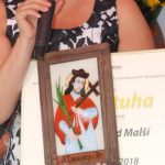 Hejtmanka Stráská pogratulovala starostce Svatého Jana nad Malší k zisku Zlaté stuhy za prvenství v soutěži Jihočeská vesnice roku 2018