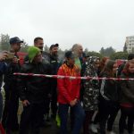 Navzdory dešti se při požárním útoku i tančilo
