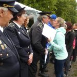 Navzdory dešti se při požárním útoku i tančilo