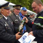 Navzdory dešti se při požárním útoku i tančilo