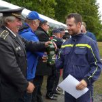 Navzdory dešti se při požárním útoku i tančilo