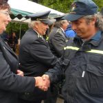 Navzdory dešti se při požárním útoku i tančilo