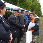 Navzdory dešti se při požárním útoku i tančilo