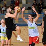 Basketbalu na náměstí nepřálo deštivé počasí