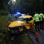 U Vyššího Brodu se srazila dvě auta a zranili tři lidé