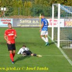 Sestupové vody pomalu zatékají do táborské fotbalové lodě