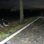 Tragická nehoda u Štěpánovic. Střet dvou aut uzavřel v noci tah z Třeboně na Budějovice