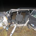 Tragická nehoda u Štěpánovic. Střet dvou aut uzavřel v noci tah z Třeboně na Budějovice
