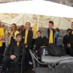 Lidé přišli strakonické knihovně popřát navzdory dešti