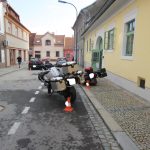 Opilá řidička v Kaplici narazila do motorek, škoda je skoro 100 tisíc