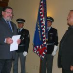 Slavnostní ceremoniál pro policisty ze Strakonicka. Přebírali medaile