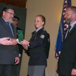 Slavnostní ceremoniál pro policisty ze Strakonicka. Přebírali medaile