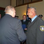 Slavnostní ceremoniál pro policisty ze Strakonicka. Přebírali medaile