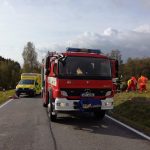 Víc o dnešní nehodě u Milevska. Hasiči museli začít resuscitovat