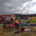 Víc o dnešní nehodě u Milevska. Hasiči museli začít resuscitovat