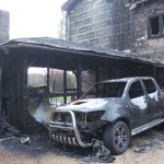 Ve Stožicích u Vodňan v noci na sobotu shořela pergola a čtyři auta. Škoda je sedm milionů