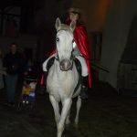 Lampionový průvod vedl Martin na bílém koni