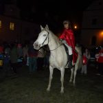 Lampionový průvod vedl Martin na bílém koni