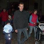 Lampionový průvod vedl Martin na bílém koni