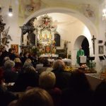 Svatohuberstkou mši v Oslově sledoval zaplněný kostel